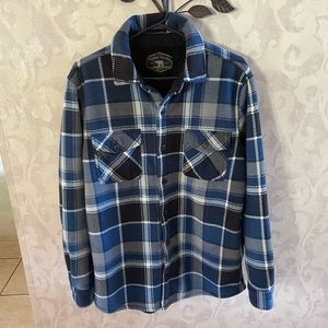 Mens button up fleece